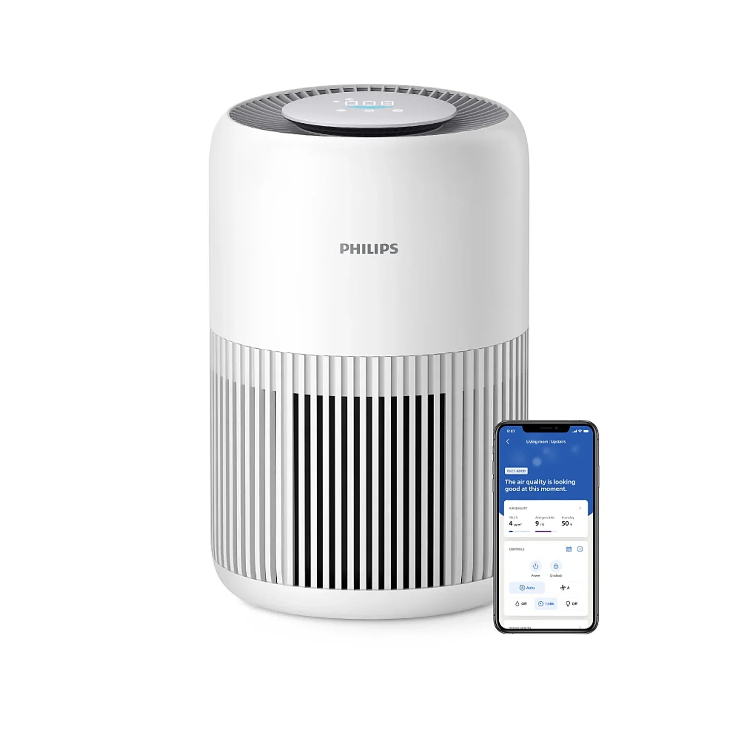 Philips Smart Air Purifier which covers upto 300 sqft and Removes 99.97% of Virus,Allergen,Dust & PM2.5 - AC0950/60