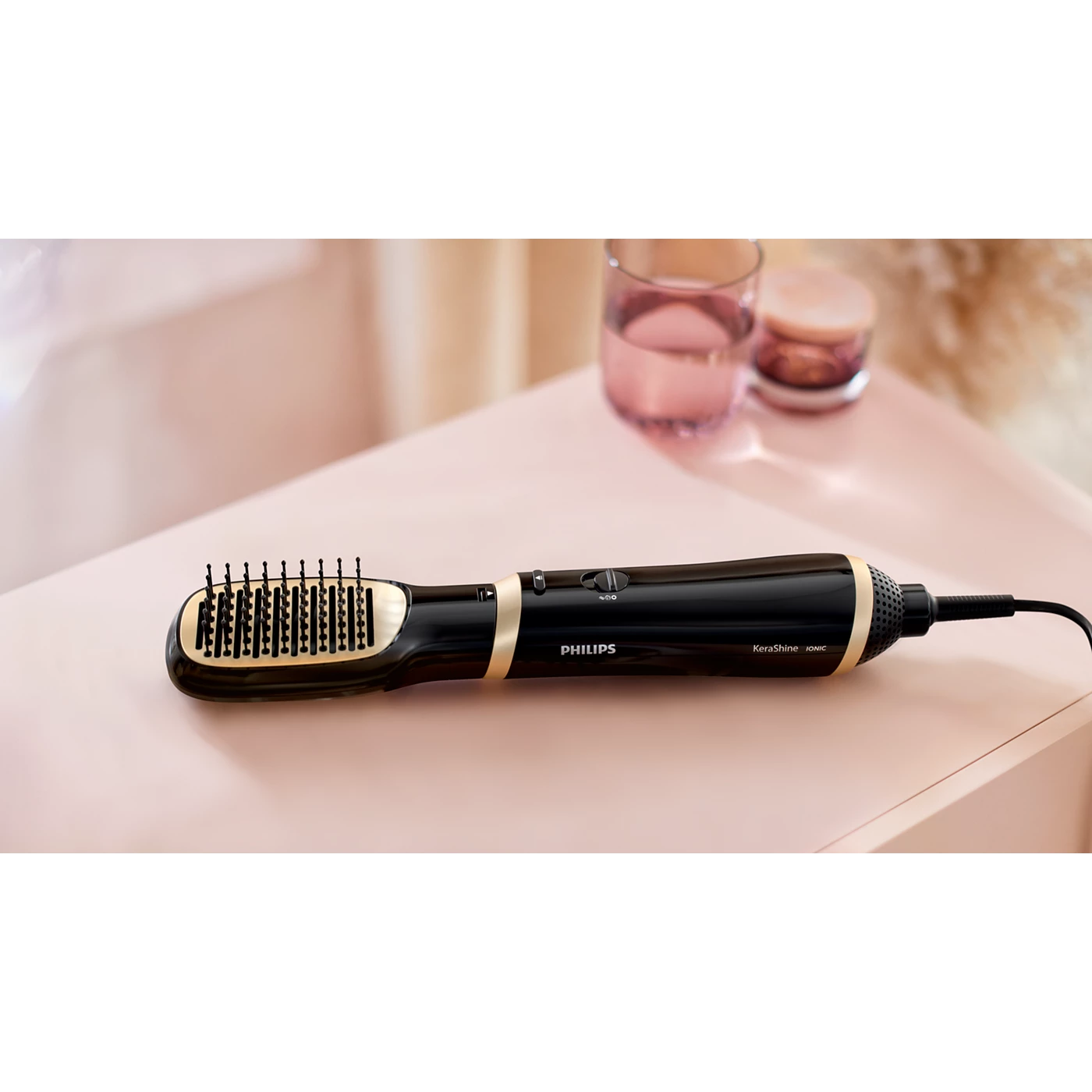 Hair Straightening Brush Philips Essential Air Styler HP8659