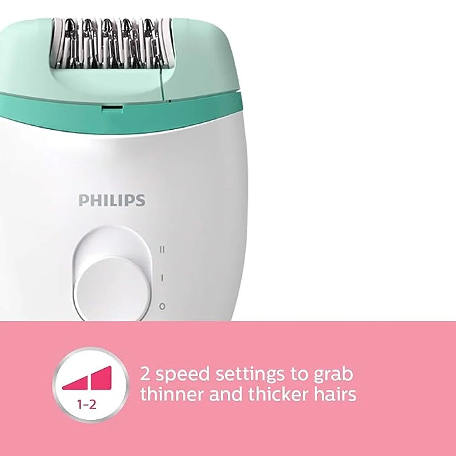 Epilator Philips 2 in 1 Shaver and Epilator | Corded Epilator for Gentle hair removal at home | BRE245/00