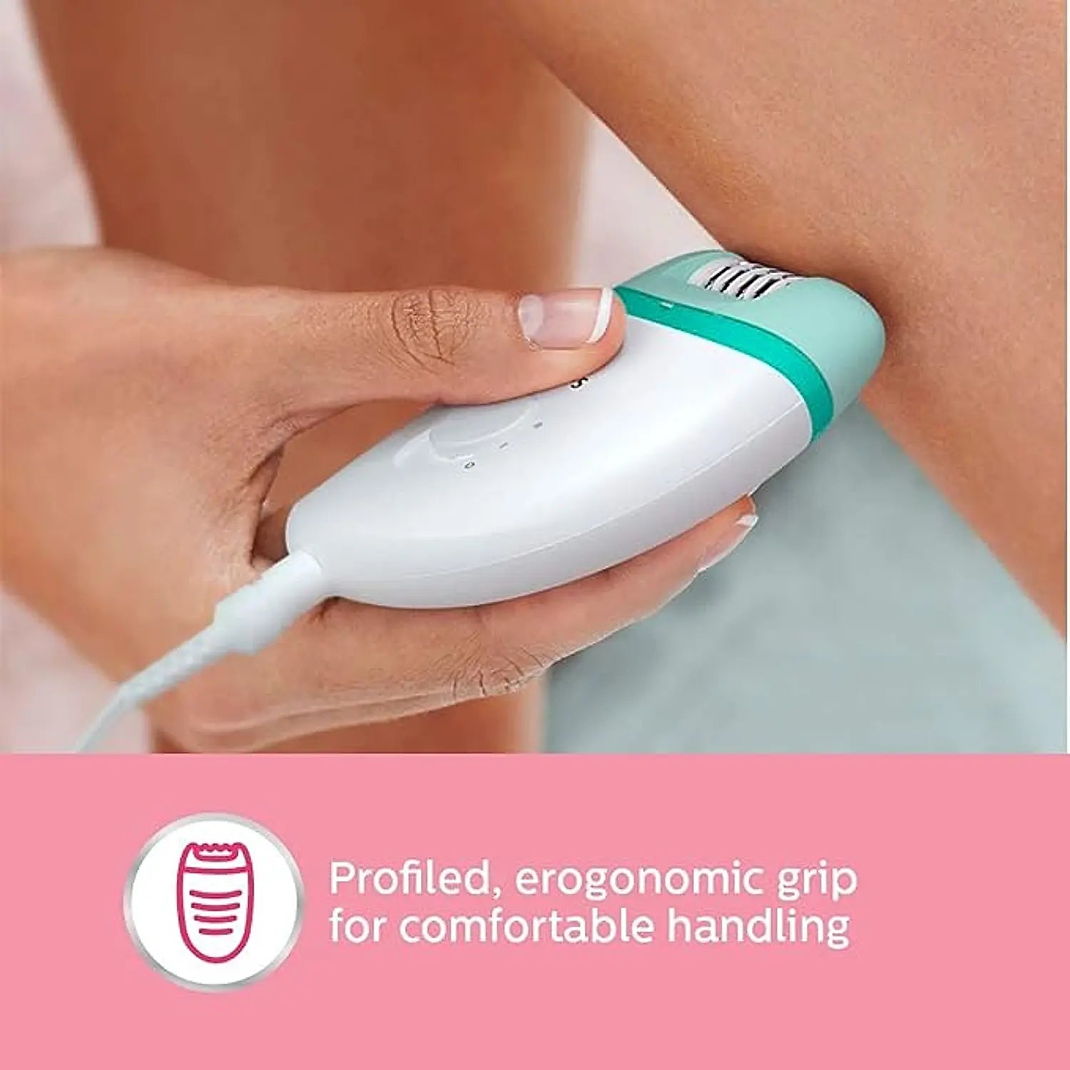 Epilator Philips 2 in 1 Shaver and Epilator | Corded Epilator for Gentle hair removal at home | BRE245/00