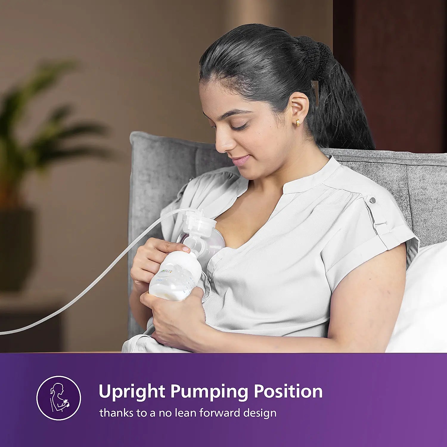 Avent Electric Single Breast Pump | Natural Motion Technology | Adaptable to 99.9% Nipple sizes | SCF395/11