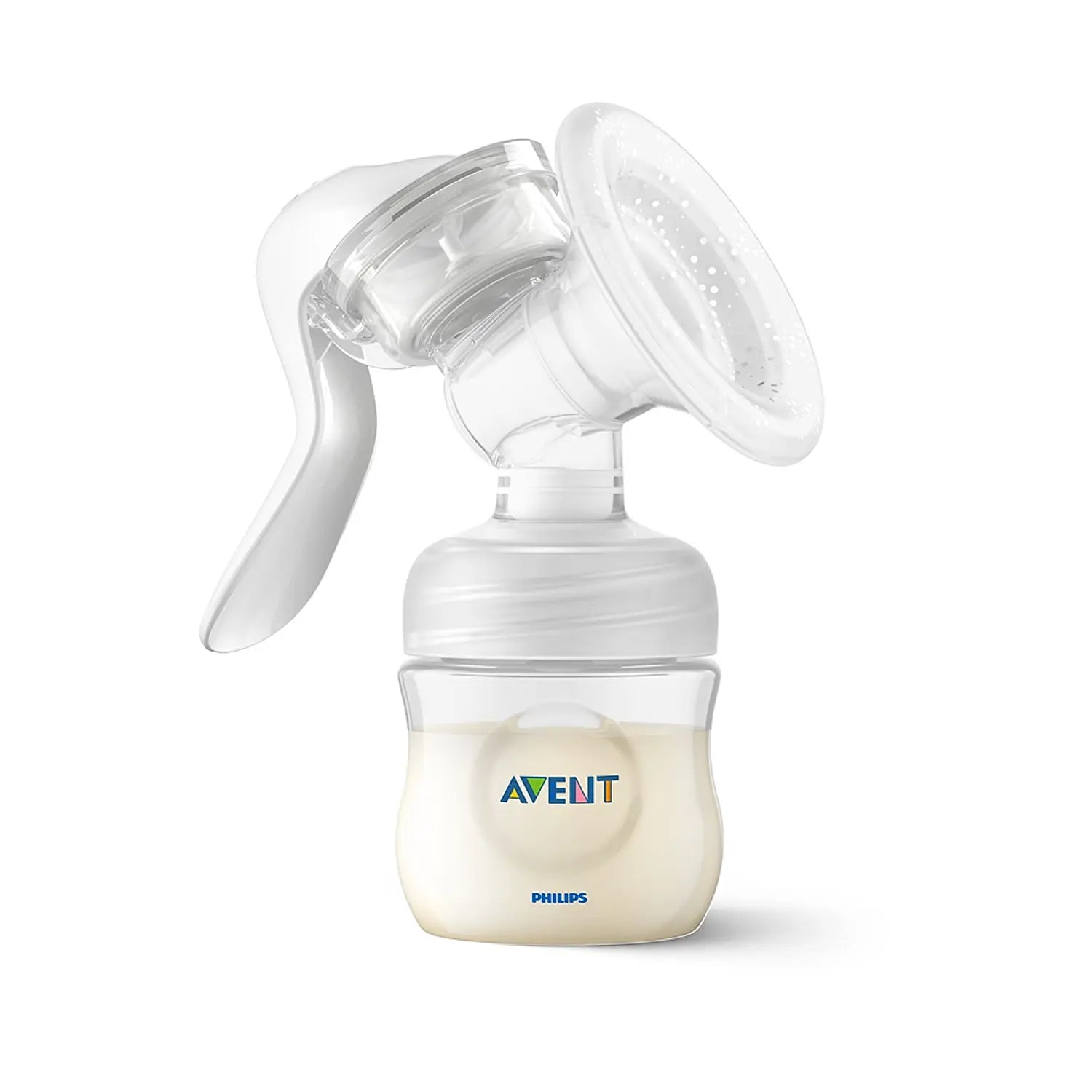 Avent Manual Breast Pump | Soft cushion adapts to all sizes | Combines suction and Nipple stimulation | SCF430/01