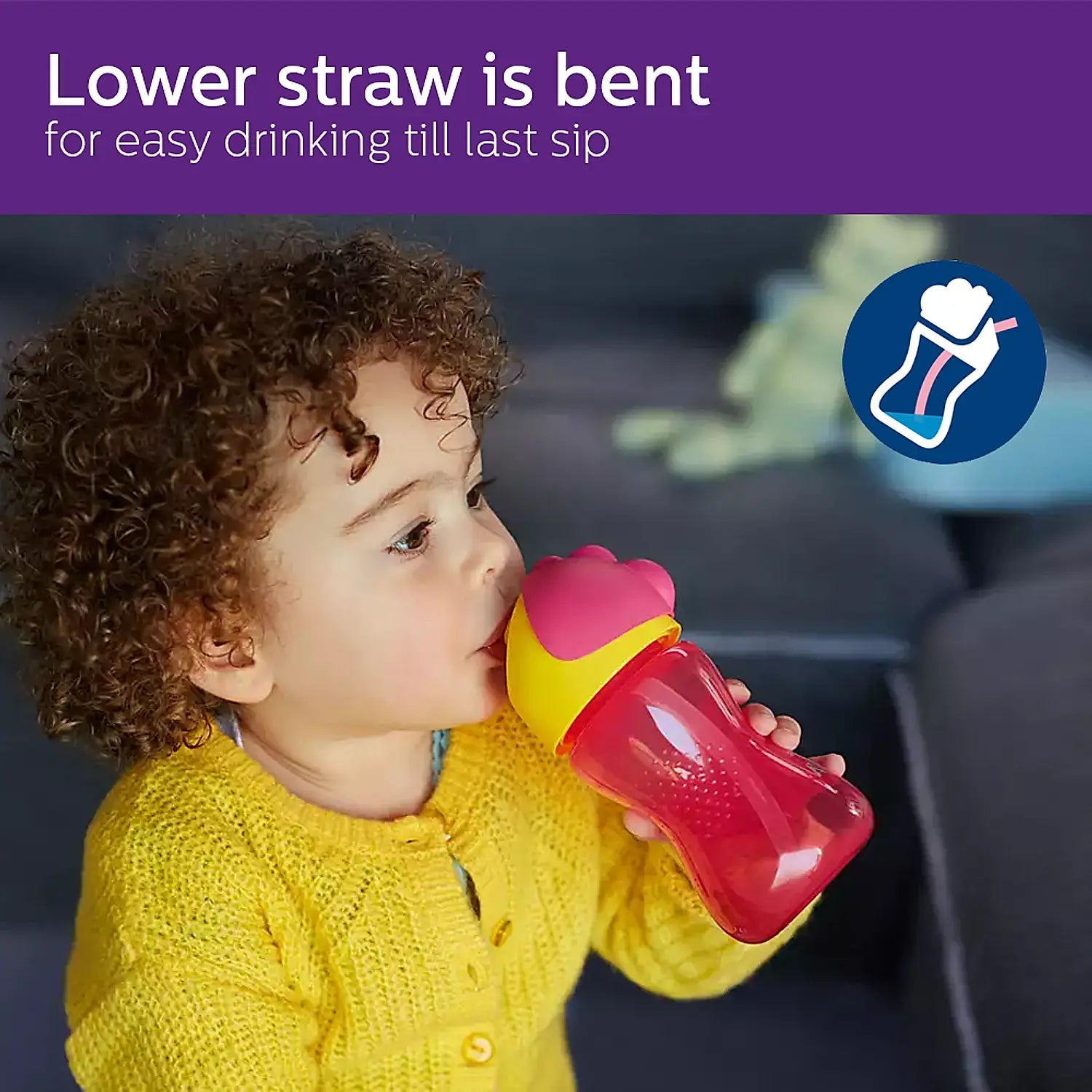 Avent Sippy Cup | 12 Months+ | BPA Free | 300ml | Pack of 1 | SCF798/00