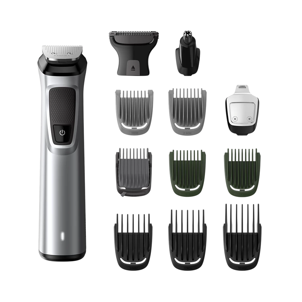 Multi Groomer Philips MG7715/65 13-in-1, Face, Hair and Body Grooming