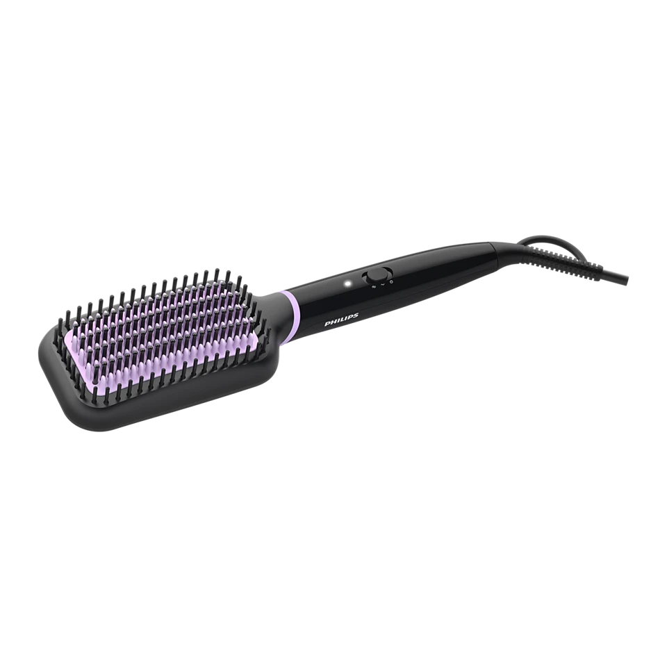 Hair Straightening Brush Philips Heated Straightening Brush BHH880/10